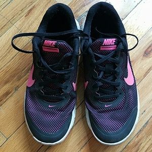 Nike Flex Experience Black/Pink Gym Shoes